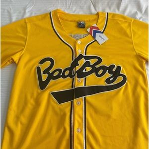 Biggie baseball jersey,gold and black